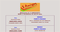 Desktop Screenshot of 3amigosonline.com